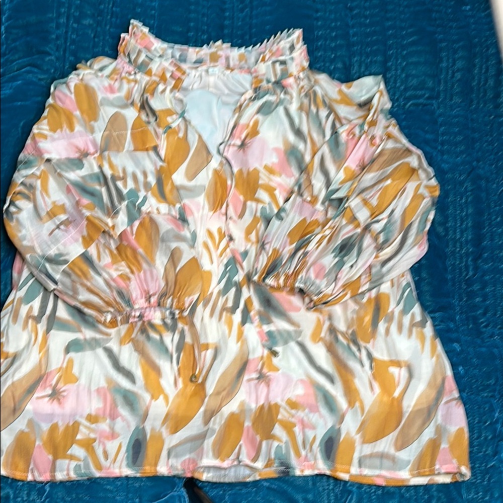 Entro Smocked Top Size Small